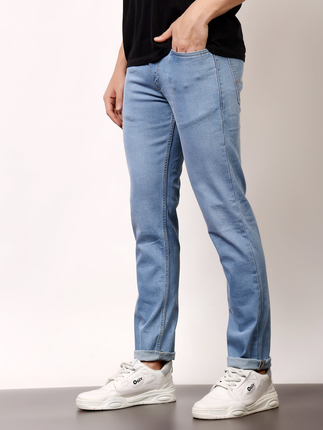 Stylox Redefined Slim Fit Solid Men’s Jeans – Stylish & Comfortable Everyday Wear - Stylox