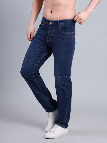 Stylox Men’s Comfort Fit Mid-Rise Jeans
