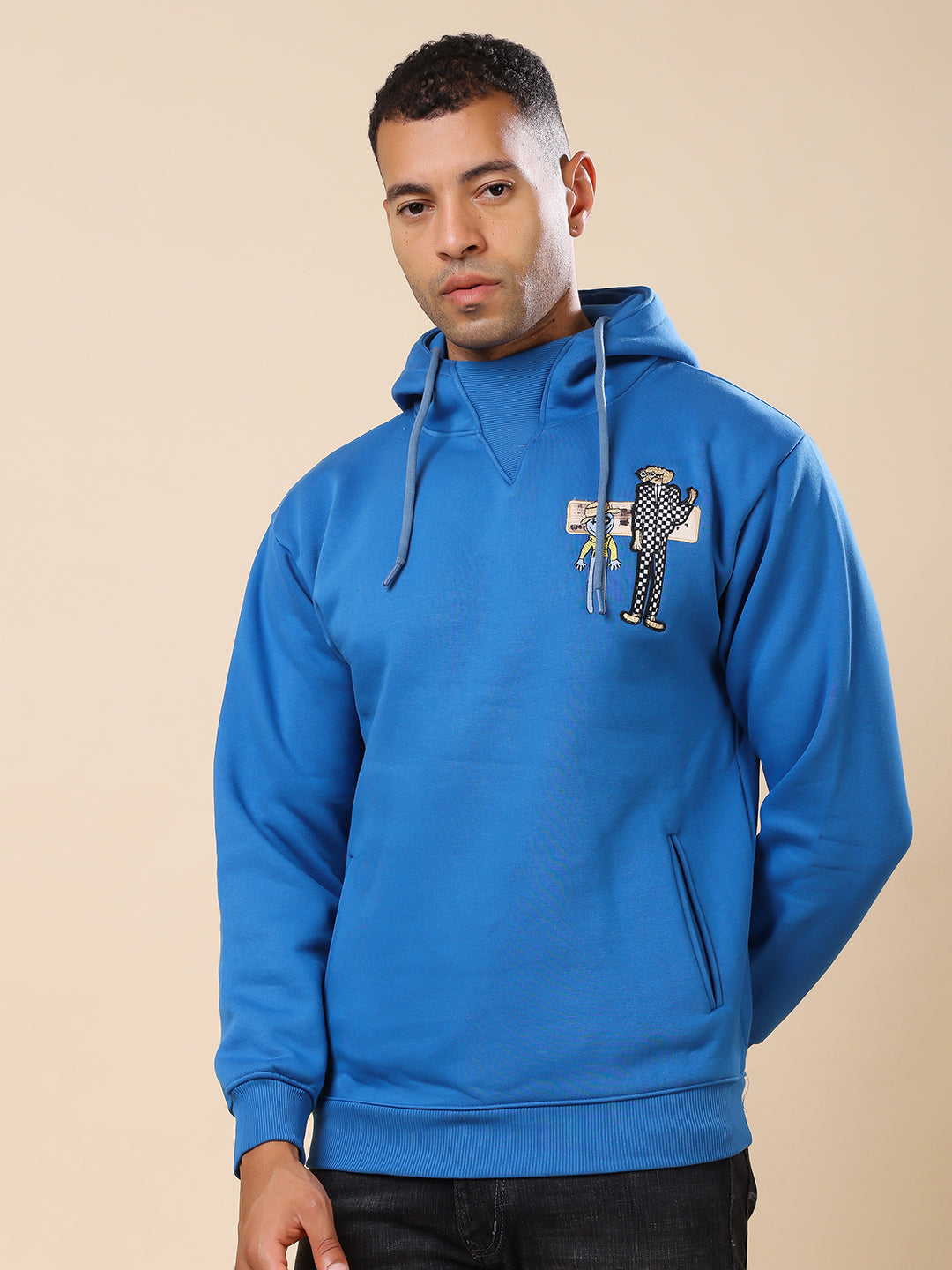 Stylox Men’s Printed Hoodie – Trendy Comfort Wear for Everyday Style