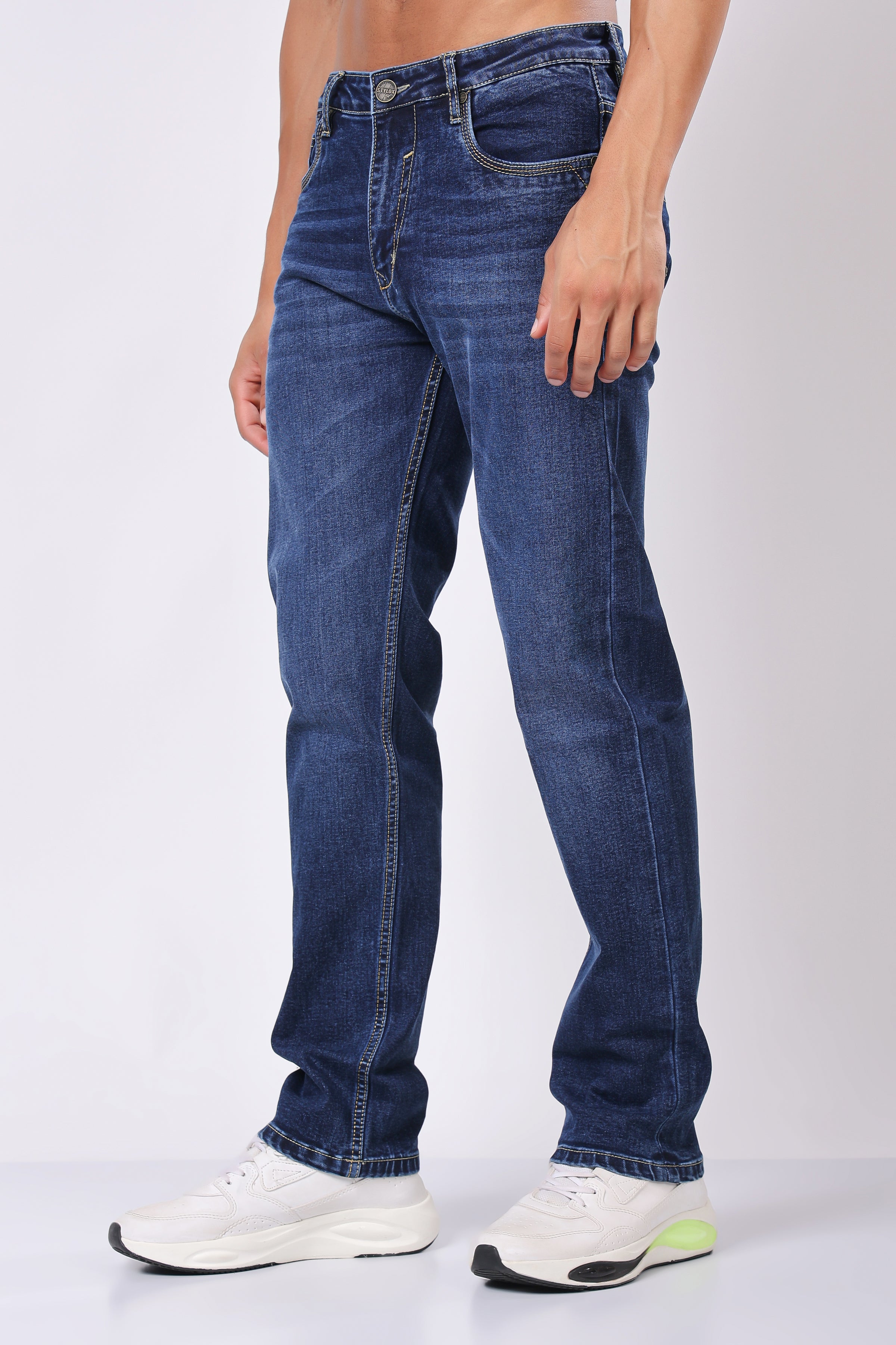 Stylox Comfort Fit Jeans for Men's | Dark Blue, Light Blue, Mid Light Blue &  Mid Dark Blue |