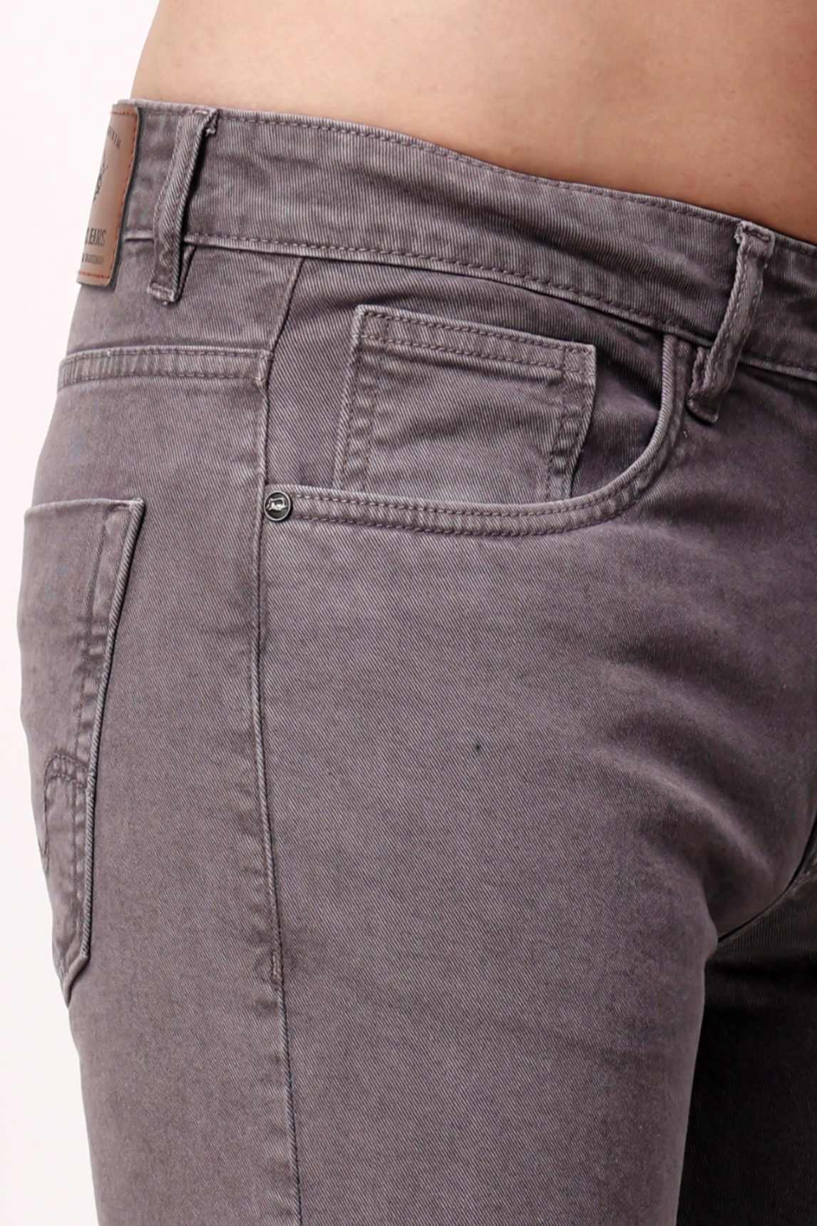 Stylox Men Slim Fit Jeans - Mid Grey - 5610-10886 - Stylox