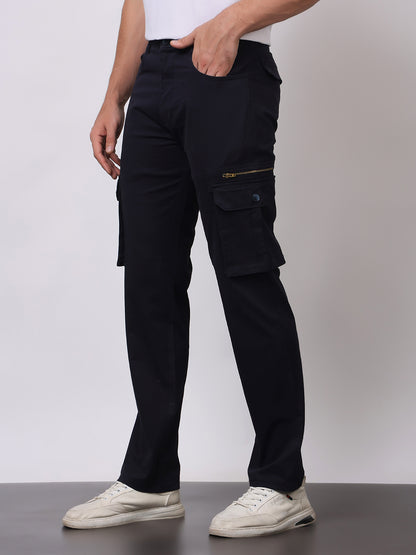 Stylox Men’s Slim Fit Cargo Pants | Cotton Casual Trousers with Multi Pockets | Stylish Outdoor &amp; Everyday Wear Cargos for Men