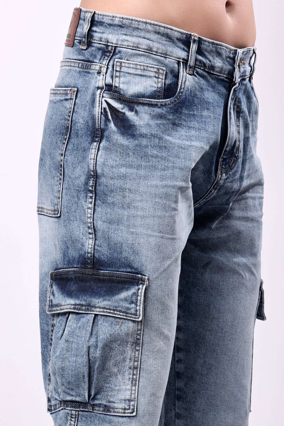 Stylox Men’s Relaxed Fit Denim Jeans - Light Blue - 5170-11133 - Stylox