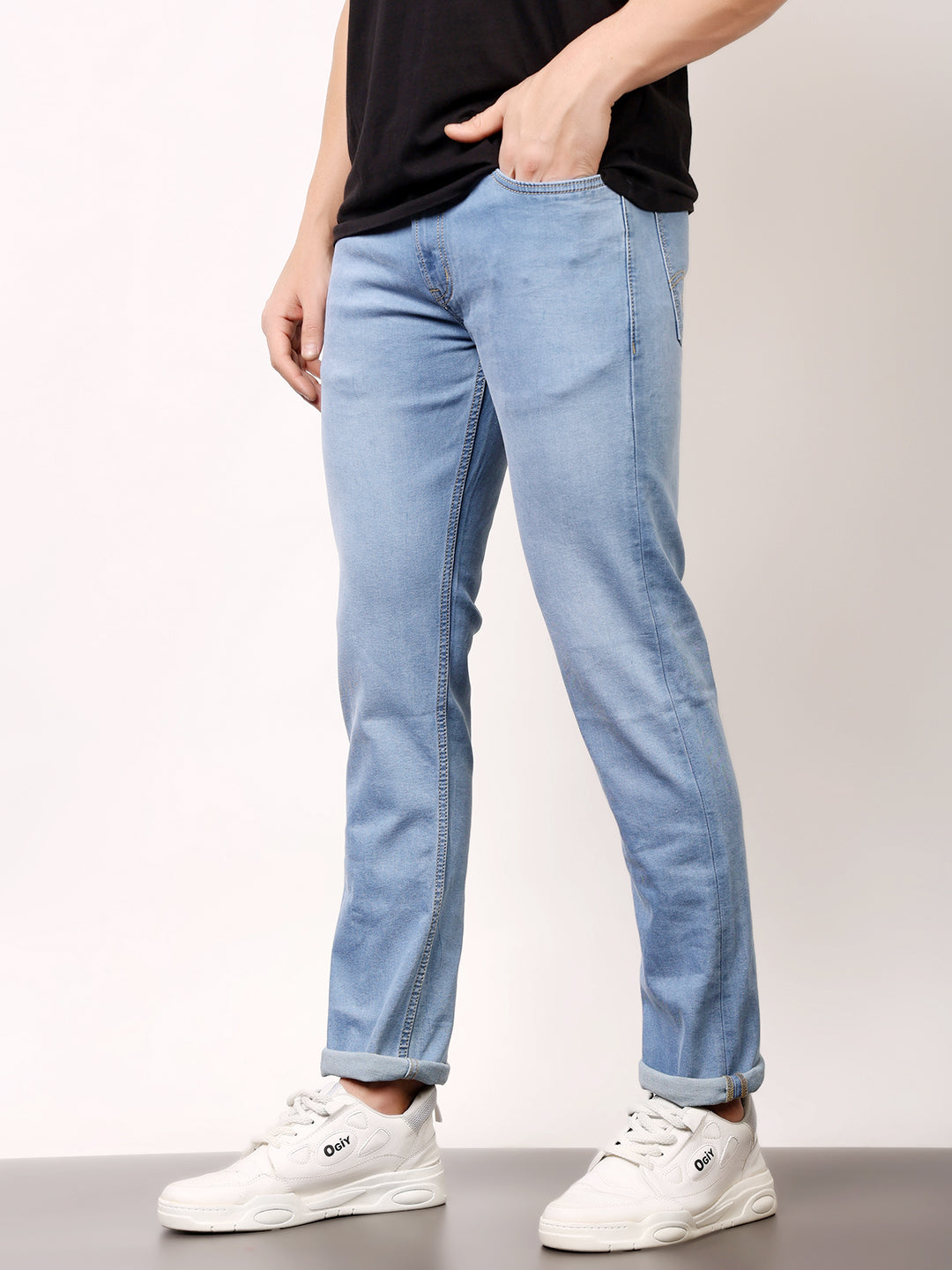 Stylox Redefined Slim Fit Solid Men’s Jeans – Stylish & Comfortable Everyday Wear - Stylox