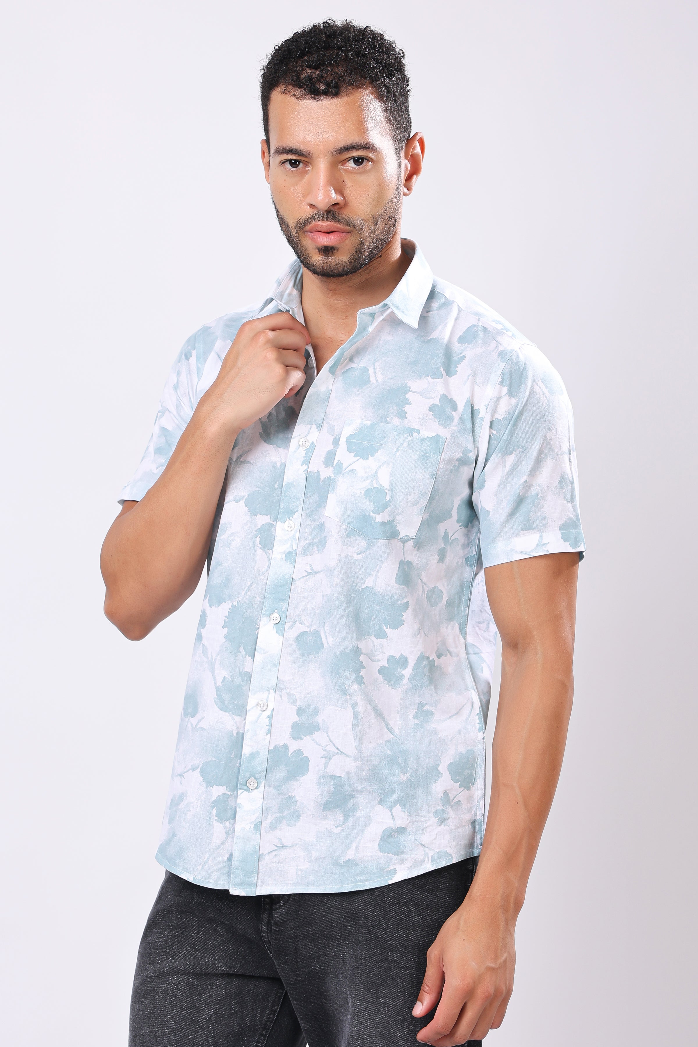 Stylox Printed Half Sleeve Casual Shirt - Stylox