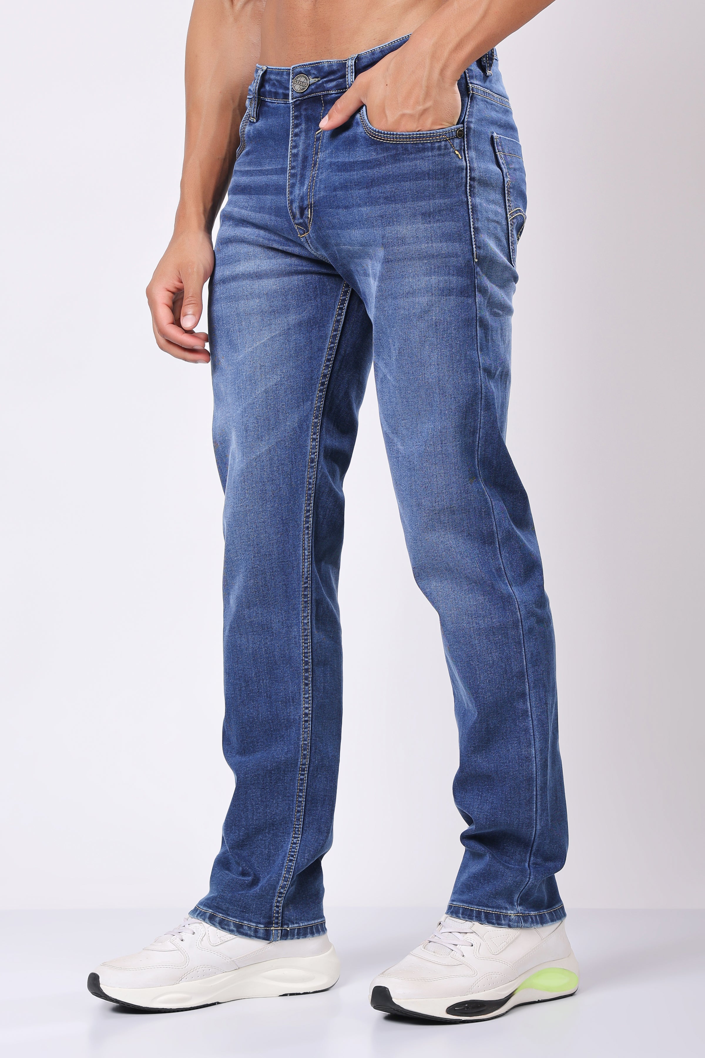 Stylox Comfort Fit Jeans for Men's | Dark Blue, Light Blue, Mid Light Blue &  Mid Dark Blue |