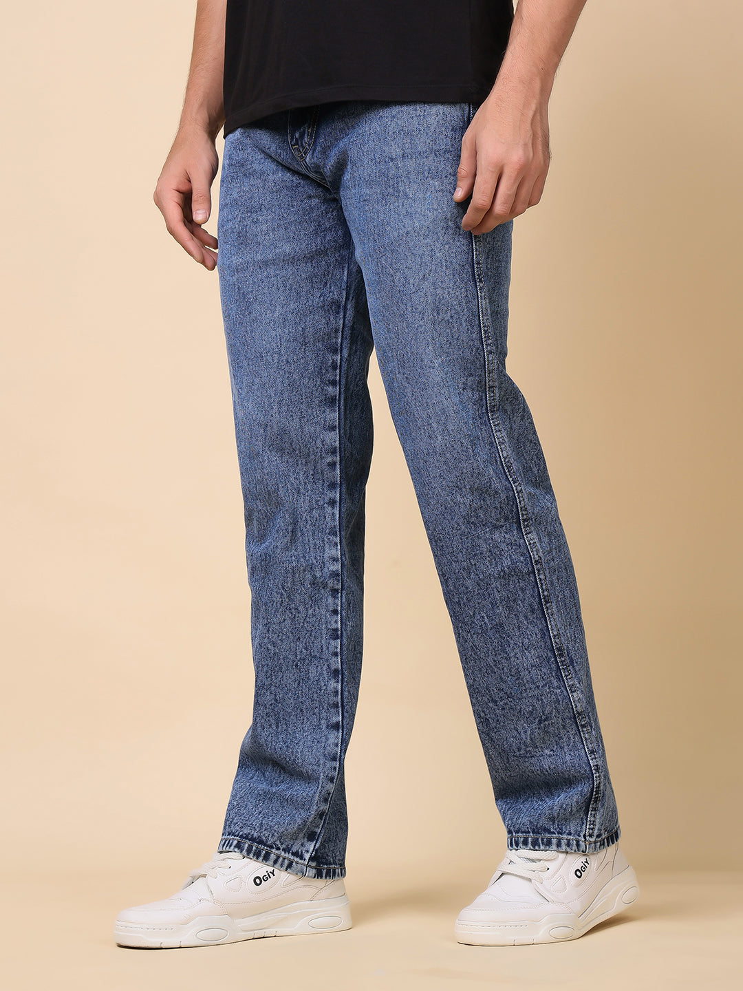 Stylox Men’s Comfort Fit Denim Jeans | Stylish Mid-Rise Jeans | Perfect for Work & Weekend Wear - Stylox