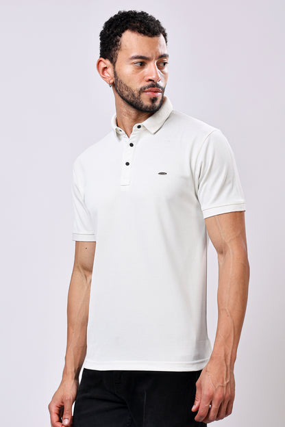 Stylox Solid Polo T-Shirt For Men
