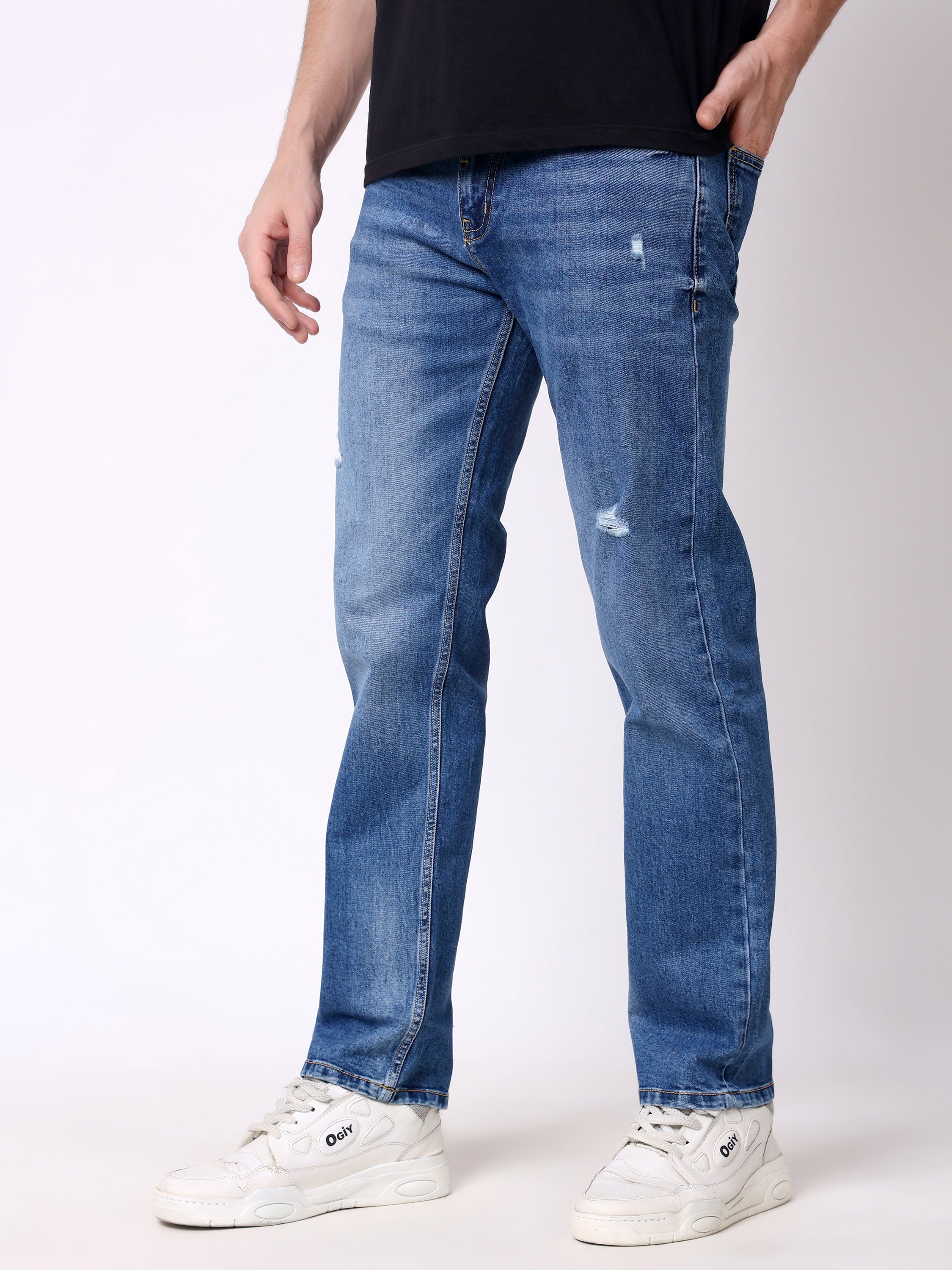 Stylox Men’s Stretchable Comfort Fit Denim Jeans - Stylox