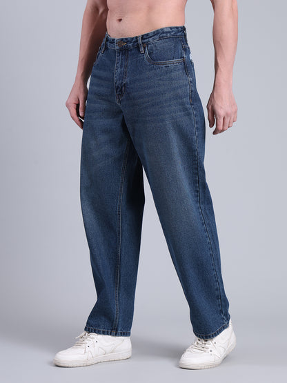 Stylox Men’s Loose Fit Straight Leg Denim Jeans