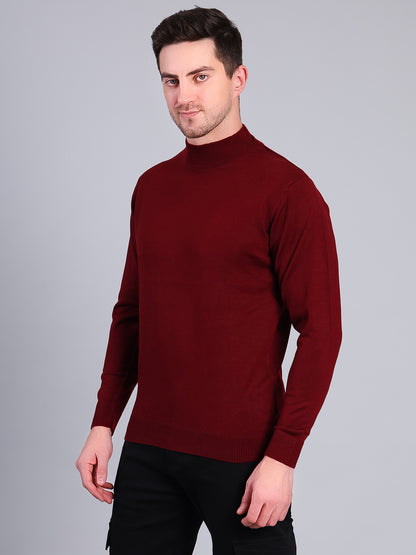 Stylox Men’s Solid Winter Sweater | Soft Knit Full Sleeve Pullover | Classic Casual Wear
