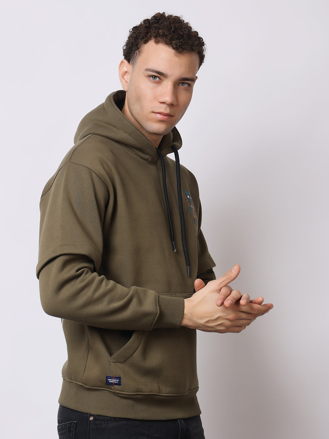 Stylox Men’s Graphic Winter Hoodie – Floyd Printed Pullover with Kangaroo Pocket &amp; Warm Fleece Fabric