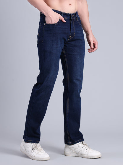 Stylox Men’s Straight Fit Jeans | Classic Denim Jeans for Men | Mid-Rise Everyday Casual Wear Jeans