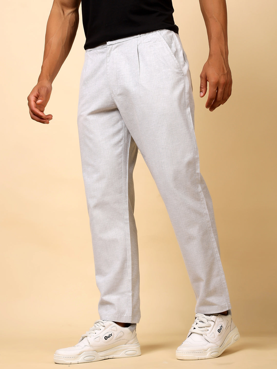 Stylox Men’s Classic Fit Trousers – Comfortable Formal & Casual Wear