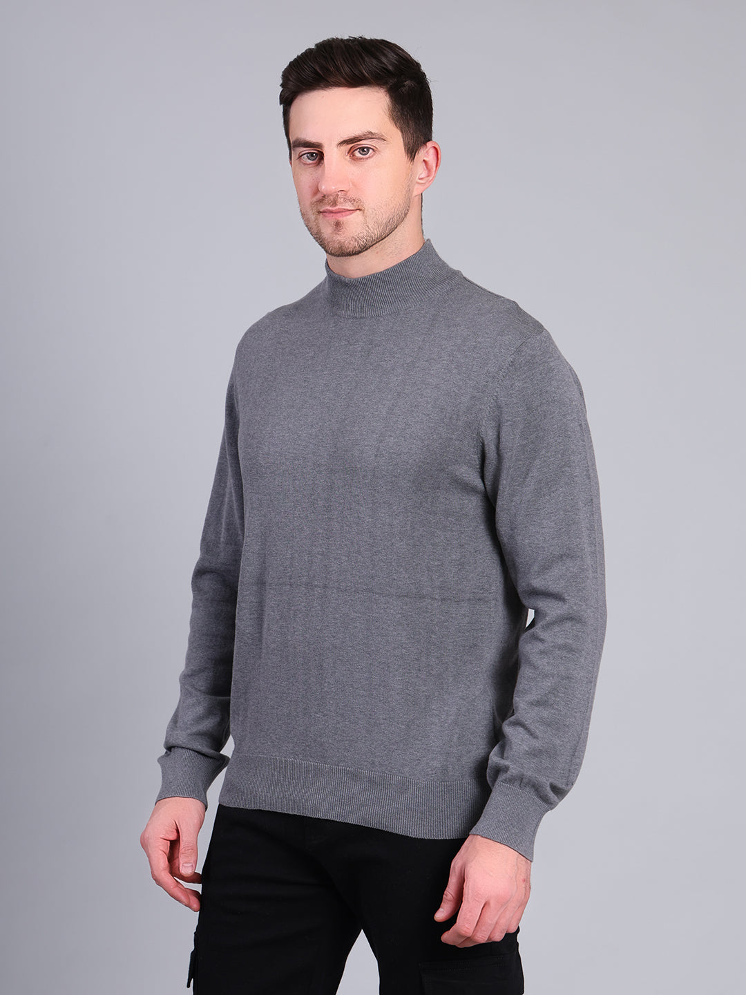 Stylox Men’s Solid Winter Sweater | Soft Knit Full Sleeve Pullover | Classic Casual Wear