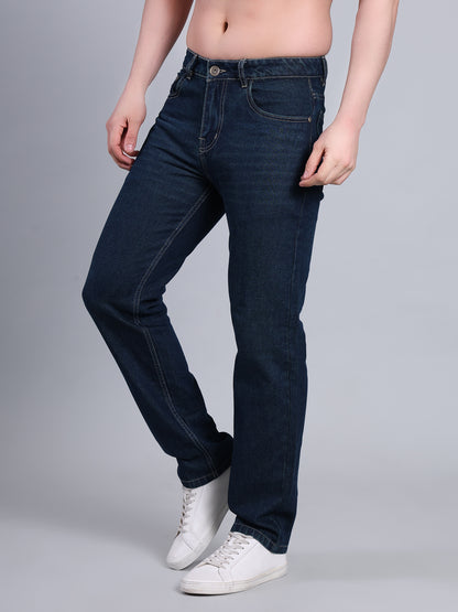 Stylox Men’s Relaxed Fit Mid-Rise Denim Jeans