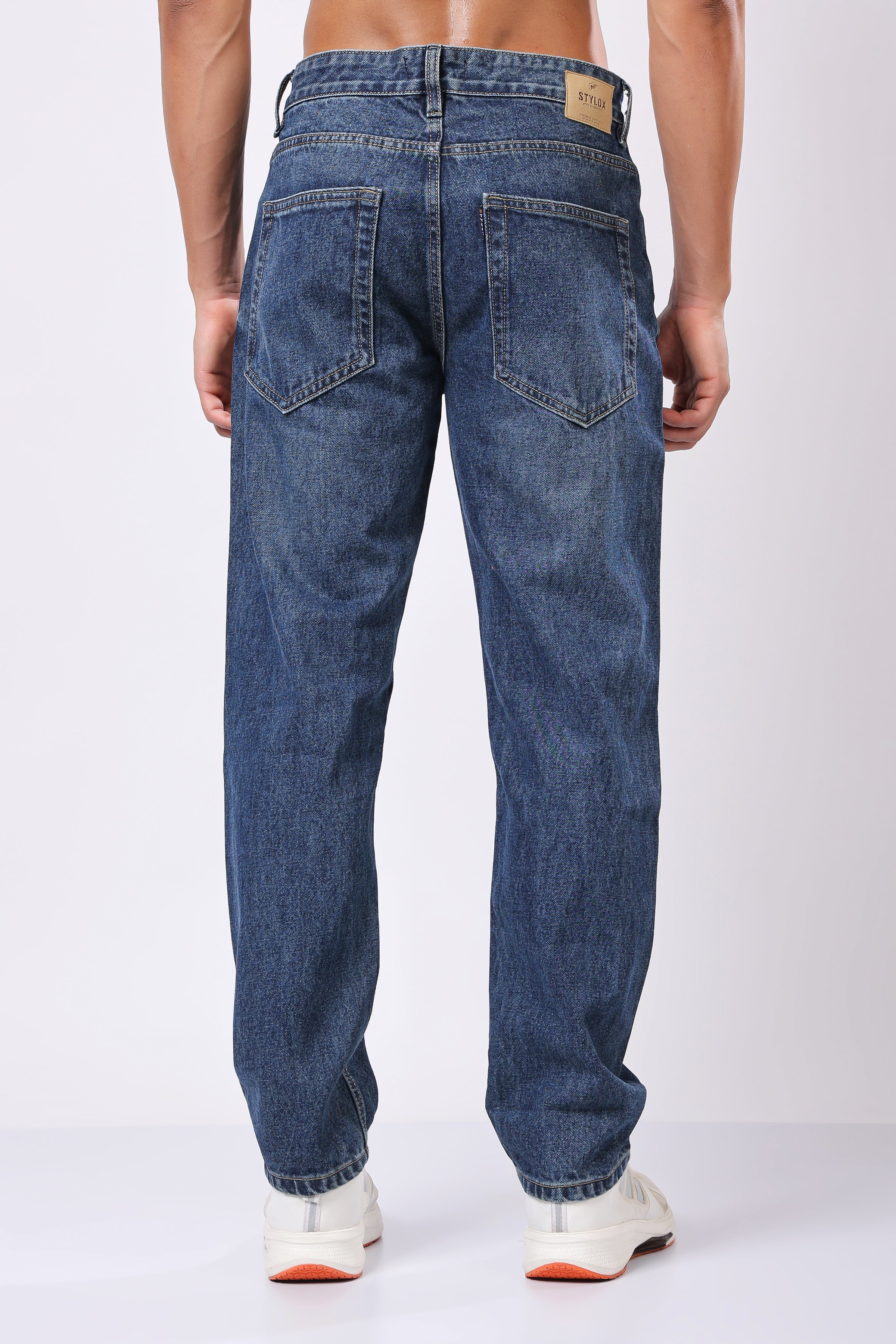 Stylox Relaxed Fit Jeans for Men | Dark Blue, Light Blue, Greenish Blue |
