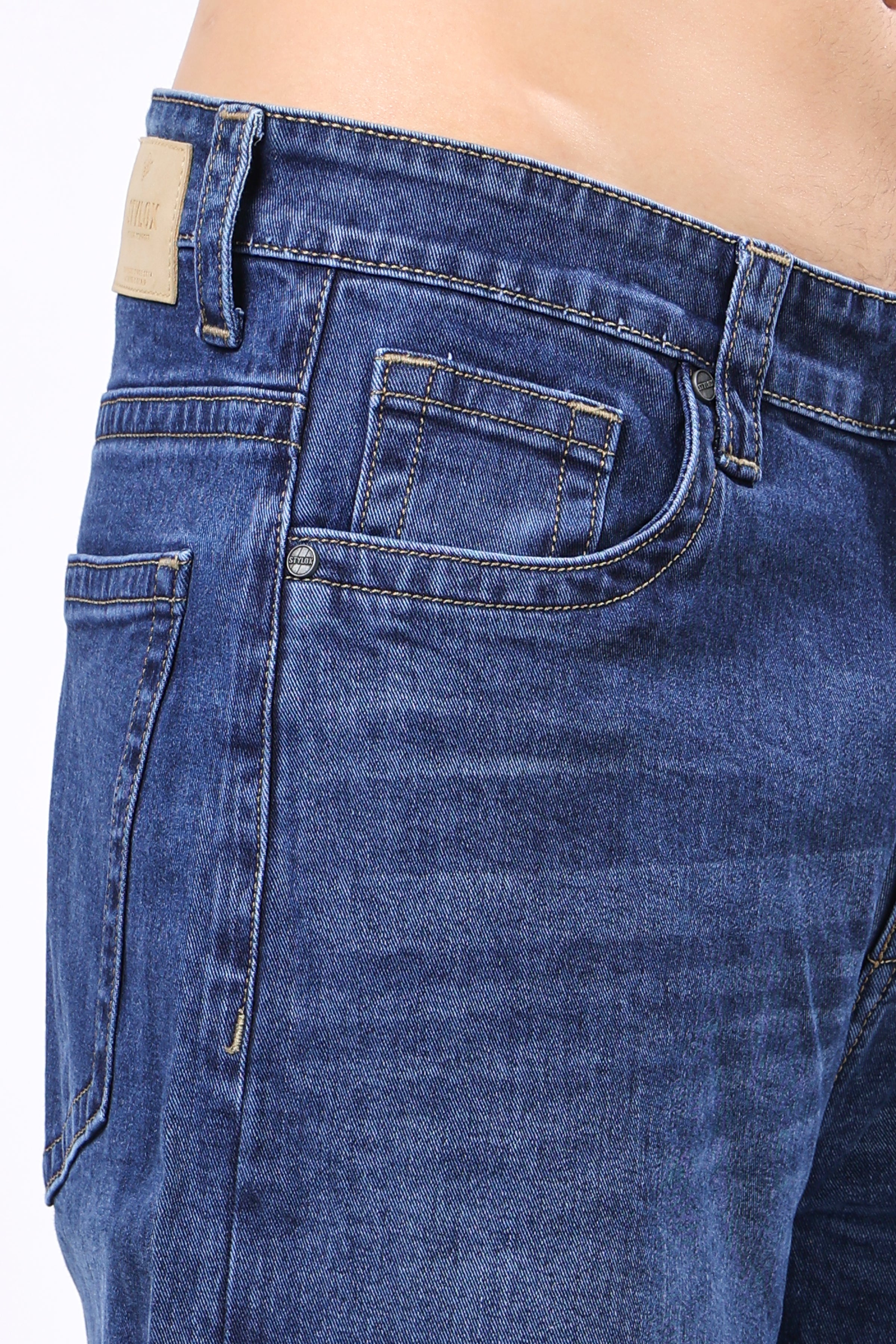 Stylox Men's Loose Fit Denim Jeans - Stylox