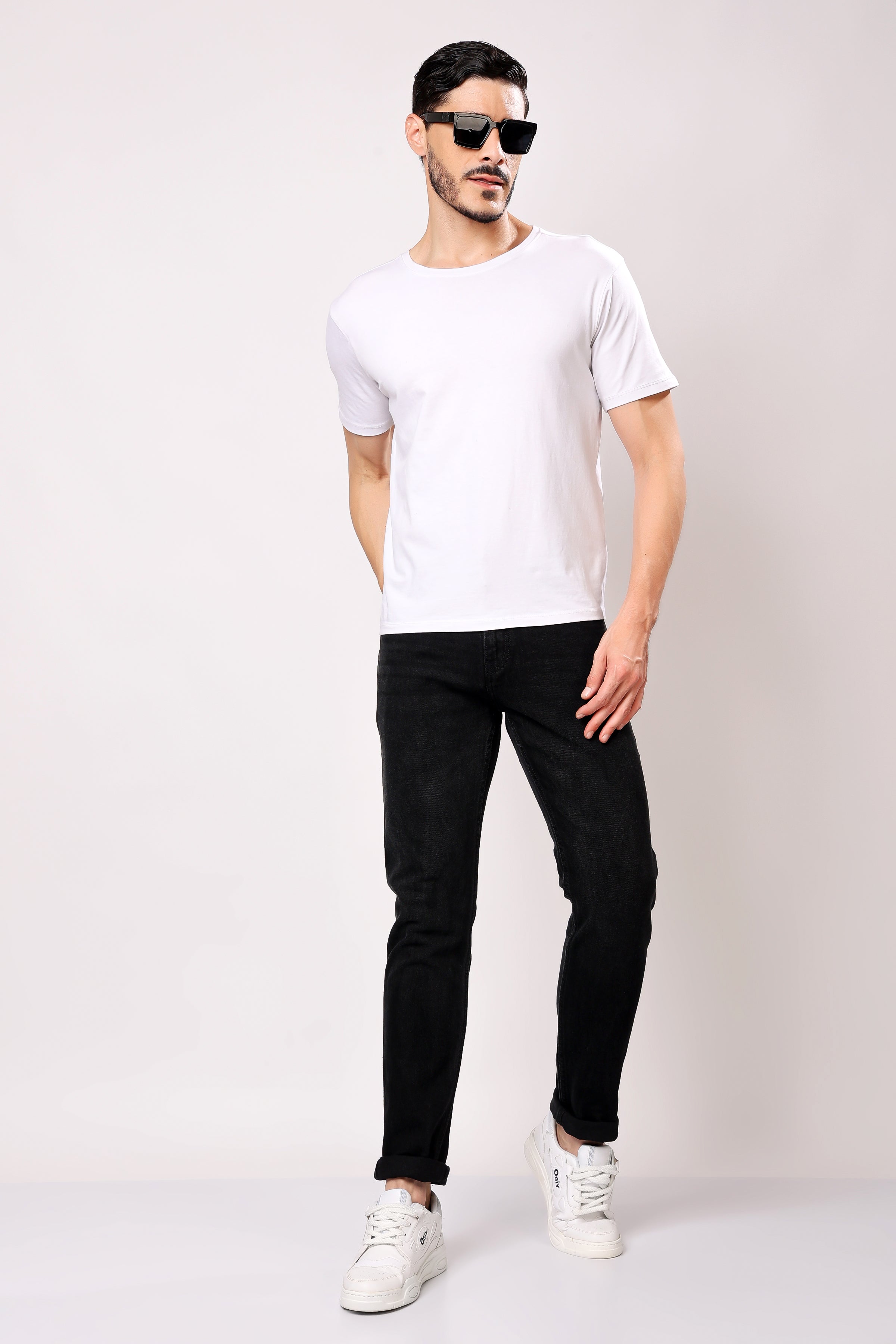 Stylox Slim Fit Casual Denim Jeans for Men - Colors: Grey, Dark Grey & Light Grey |
