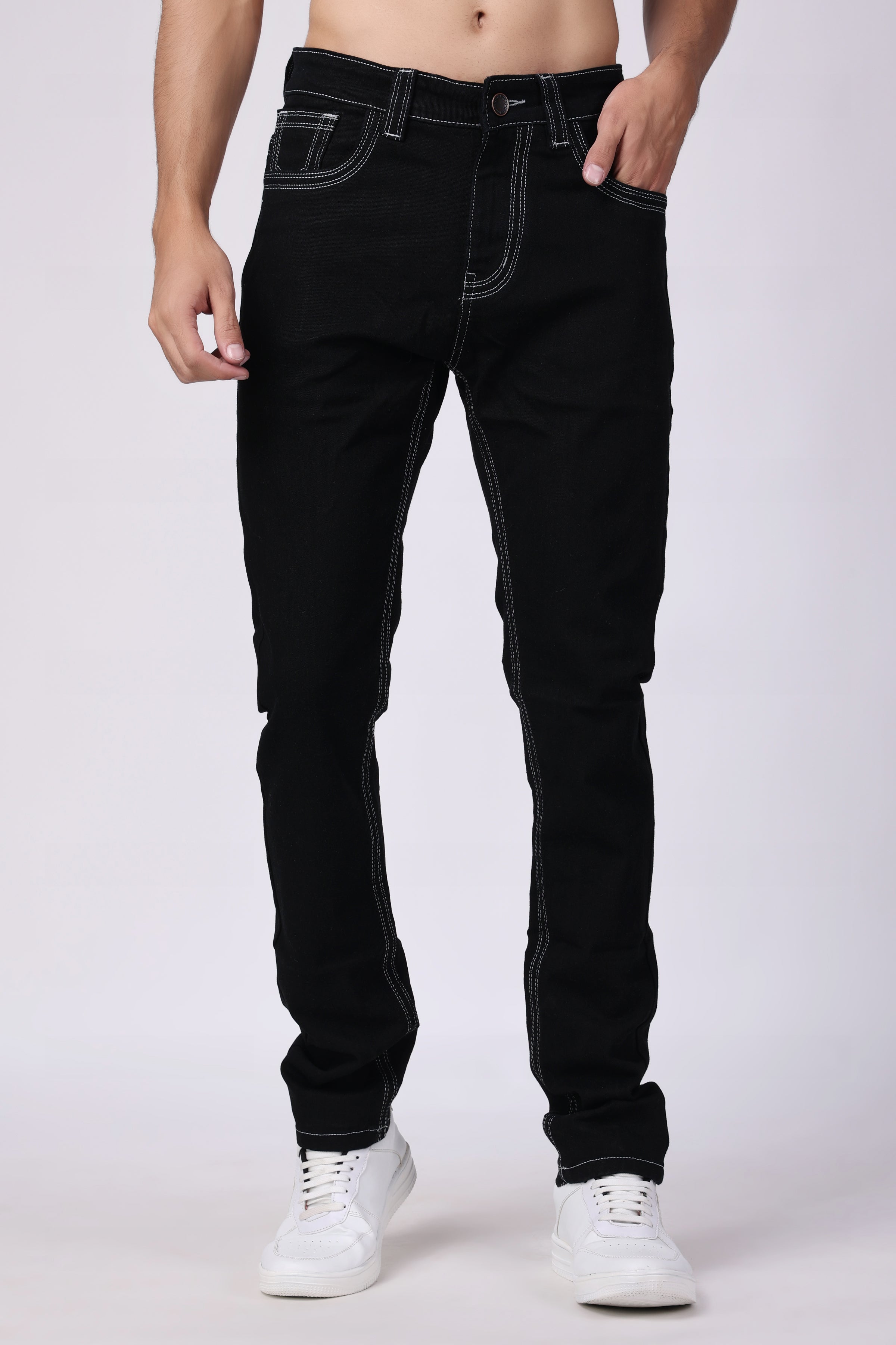 Stylox Men SLIM Fit Jeans | Black| 5810-10177 - Stylox