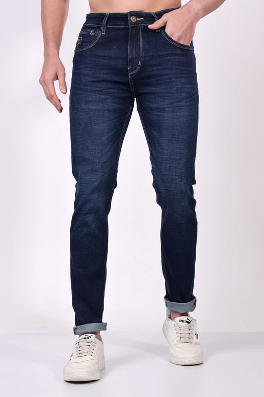 Stylox Slim Fit Denim Jeans for Men - Blue | - Stylox