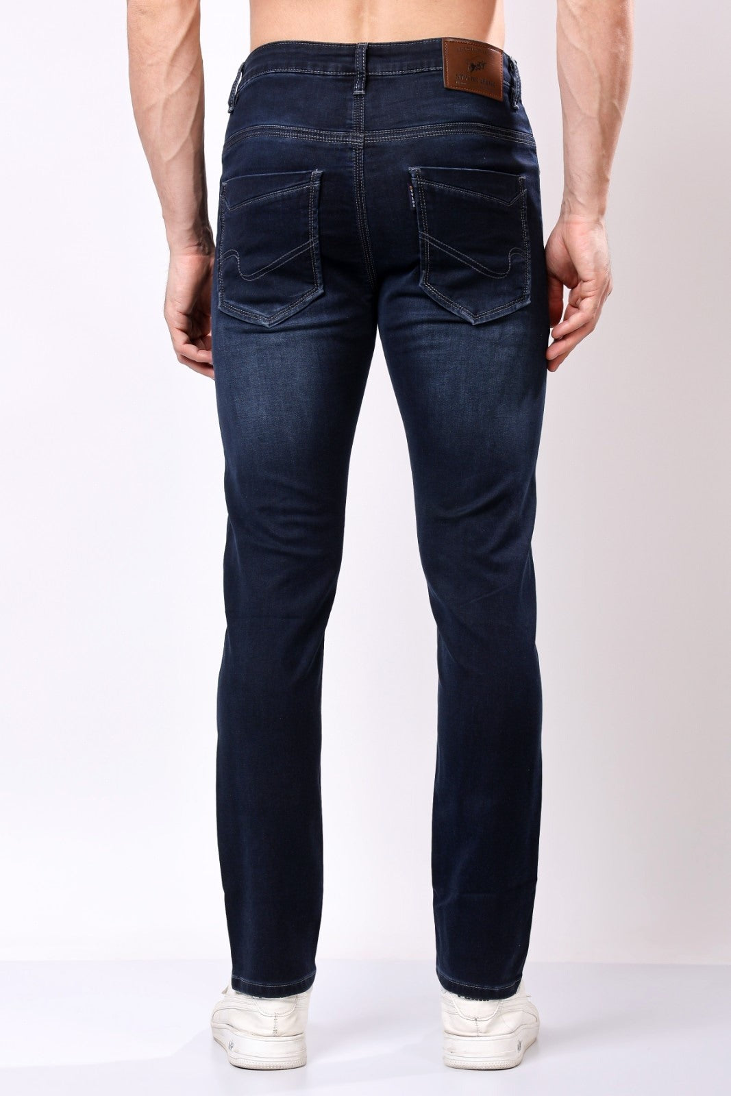 Stylox Slim Fit Denim Jeans - Dark Blue,