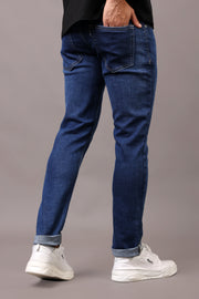 Stylox Slim Fit Jeans for Men's Dark Blue