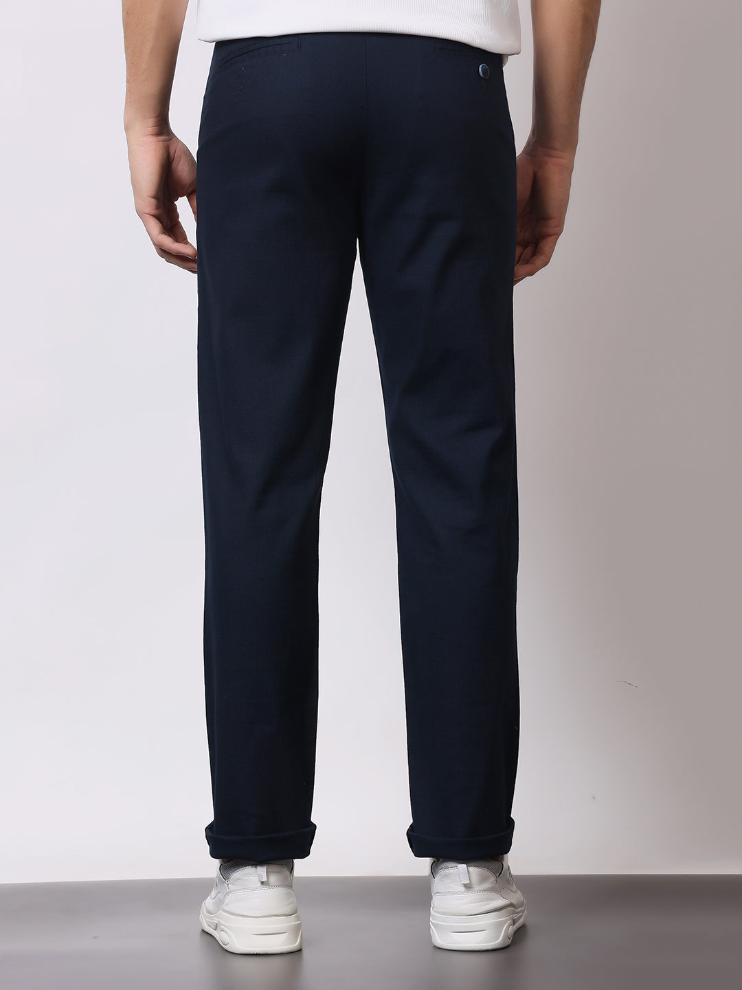 Stylox Men’s Premium Regular Fit Cotton Trousers – Casual &amp; Formal Pants | Breathable Everyday Wear - Stylox