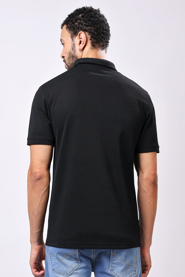 Stylox Solid Polo T-Shirt For Men