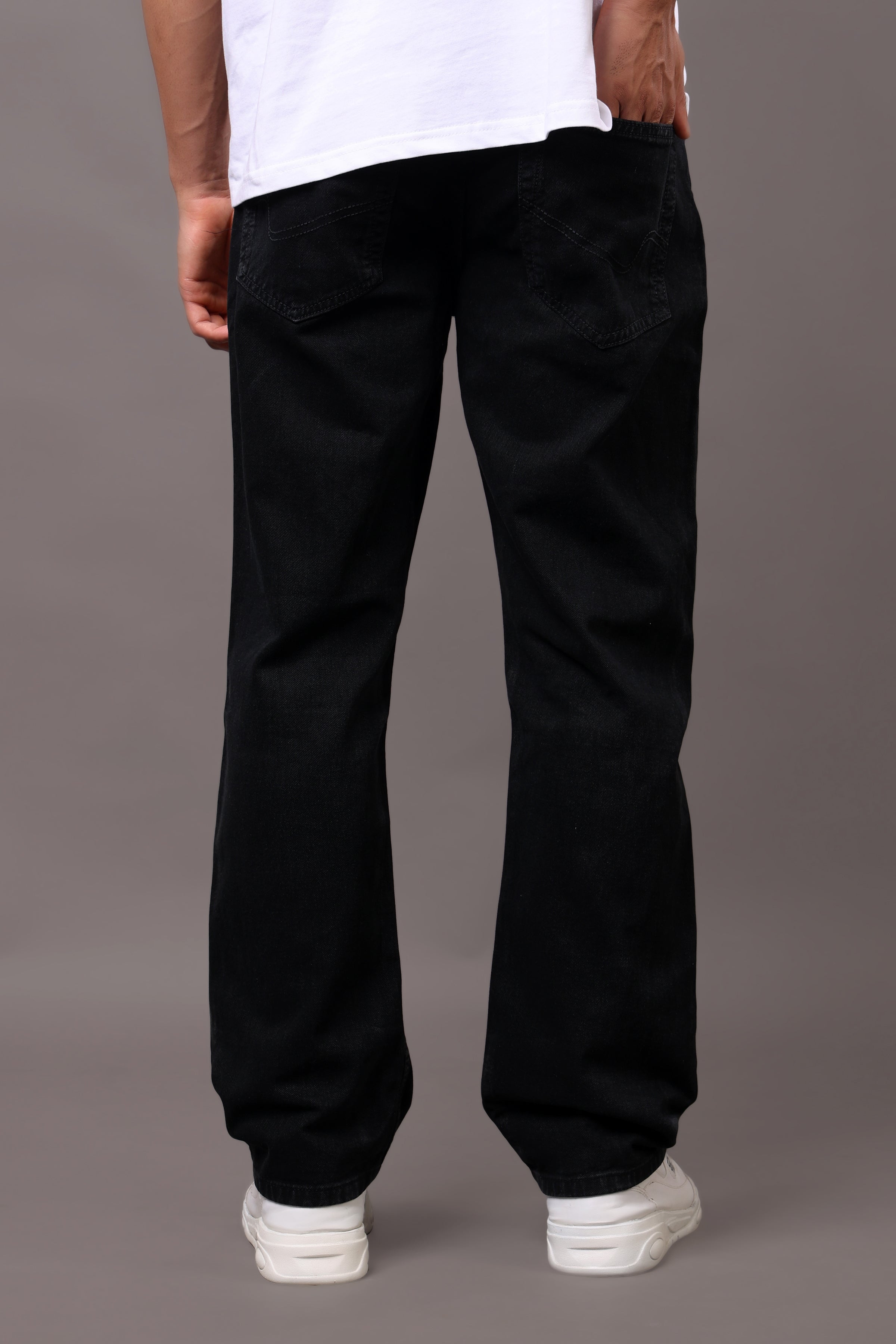 Stylox Men’s Relaxed Fit Denim Jeans - Ash Grey, Black, Steel Grey, Fossil Grey & Olive