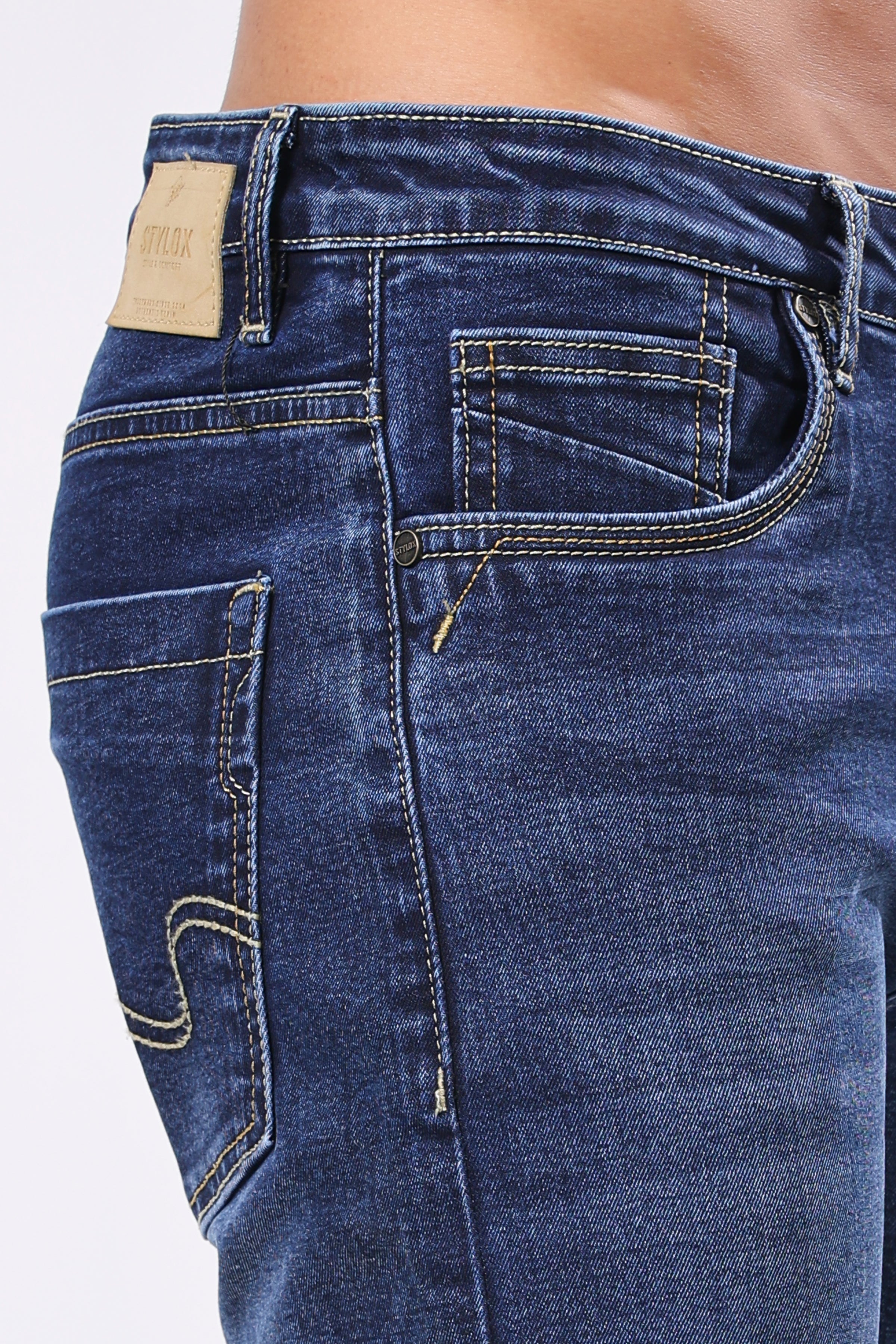 Stylox Comfort Fit Jeans for Men's | Dark Blue, Light Blue, Mid Light Blue &  Mid Dark Blue |
