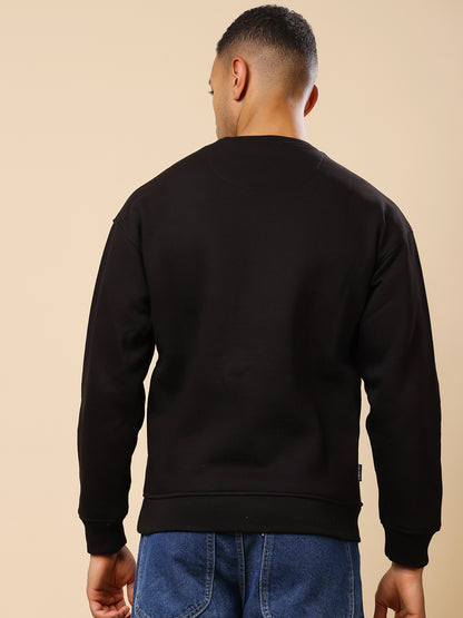 Stylox Men’s Round Neck Full Sleeve Solid Sweatshirt – Minimal Style, Maximum Comfort