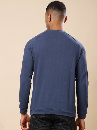 Stylox Men’s Round Neck Full Sleeve Sweatshirt – Classic Fit, Soft Fabric &amp; Cozy Winter Wear
