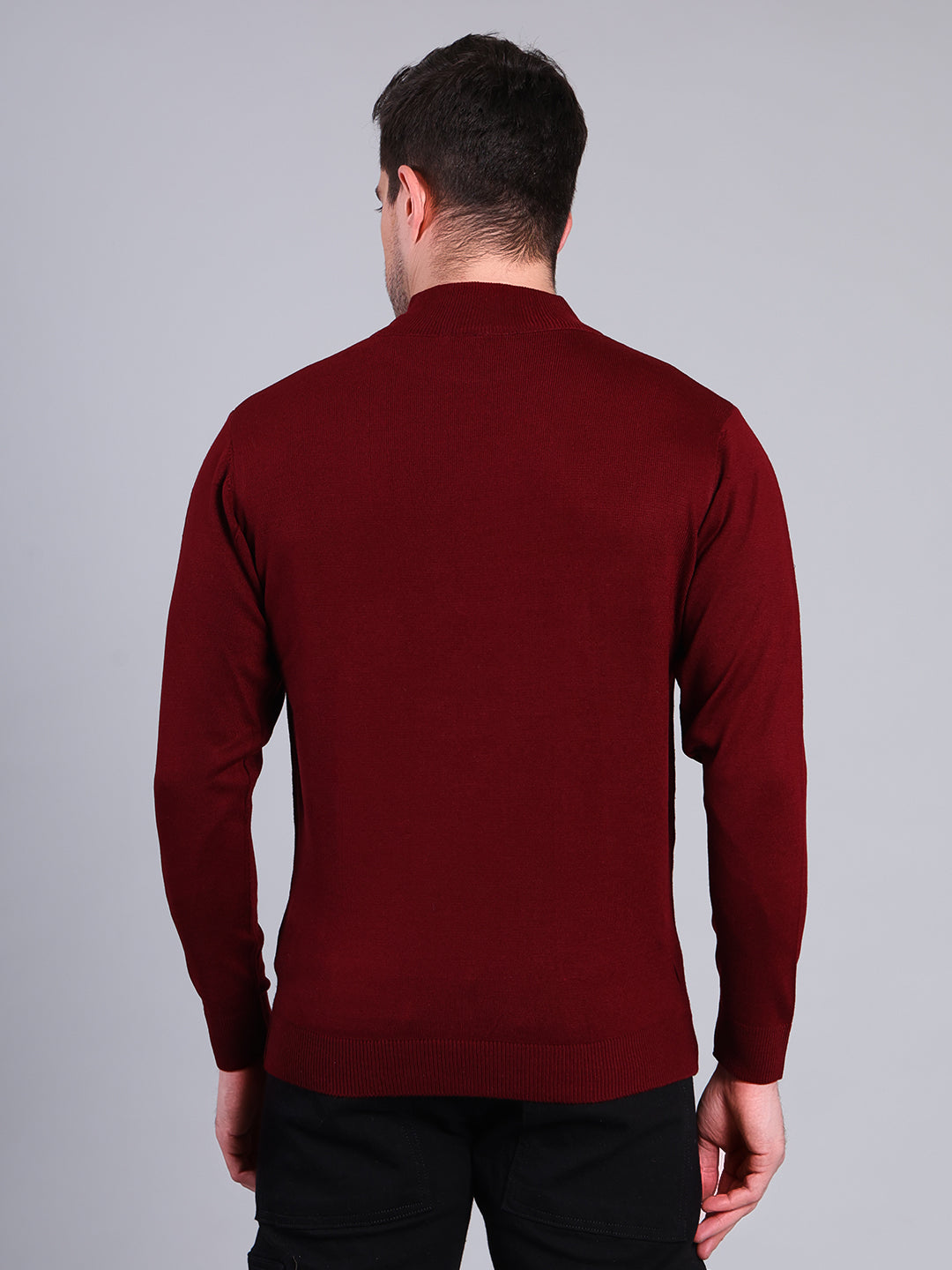 Stylox Men’s Solid Winter Sweater | Soft Knit Full Sleeve Pullover | Classic Casual Wear
