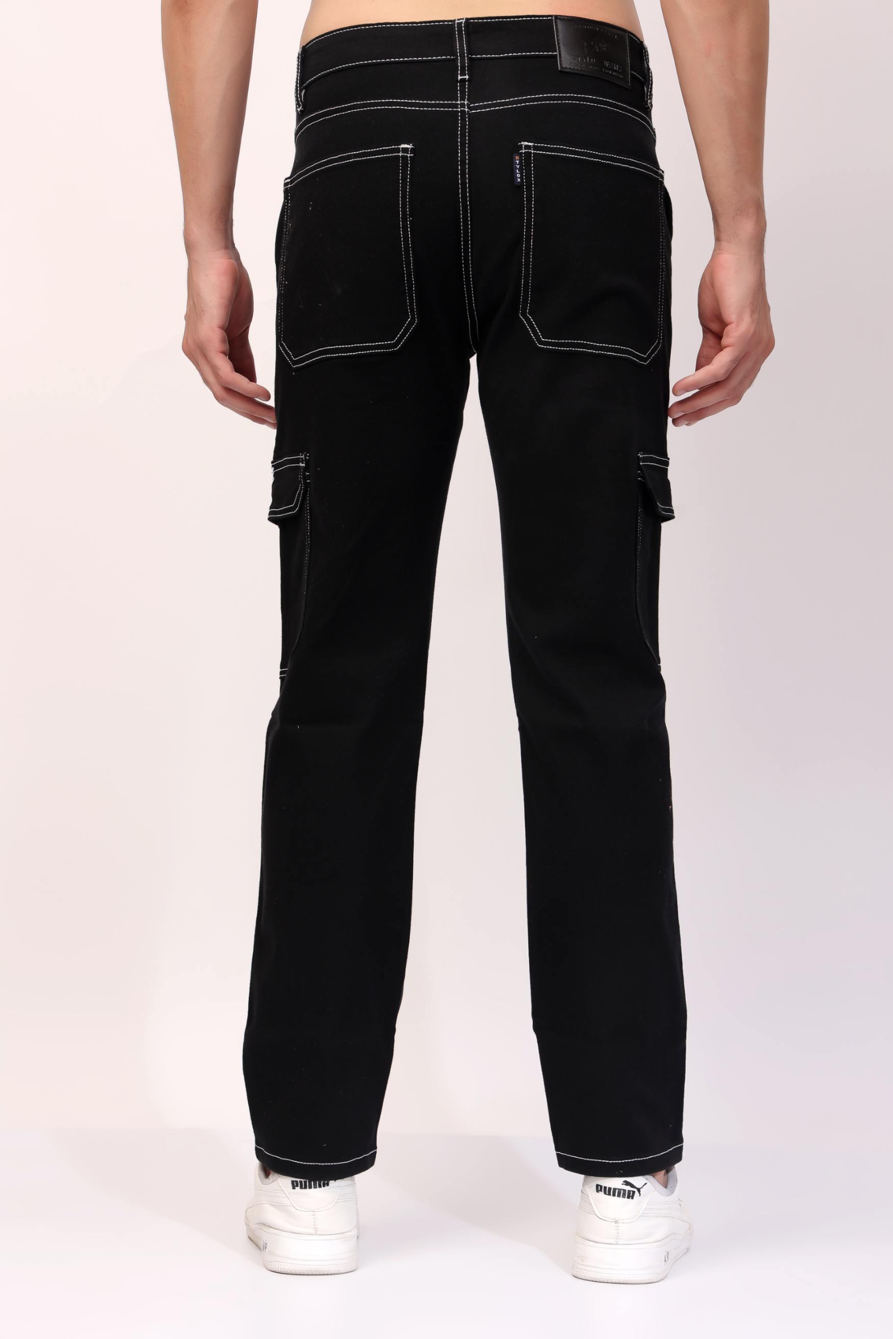 Stylox Men’s Comfort Fit Jeans in Black- 5870-10953 - Stylox