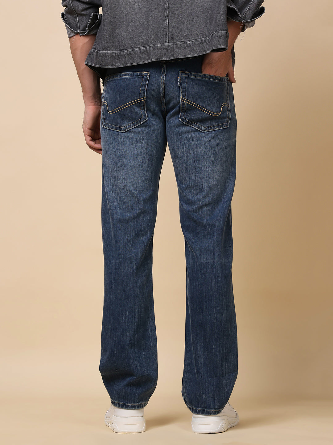 Stylox Premium Comfort Fit Jeans for Men | Soft Cotton Denim | Relaxed Everyday Casual Wear - Stylox