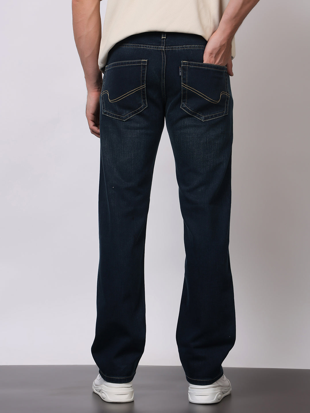 Stylox Men’s Comfort Fit Denim Jeans | Stylish Mid-Rise Jeans | Perfect for Work & Weekend Wear - Stylox