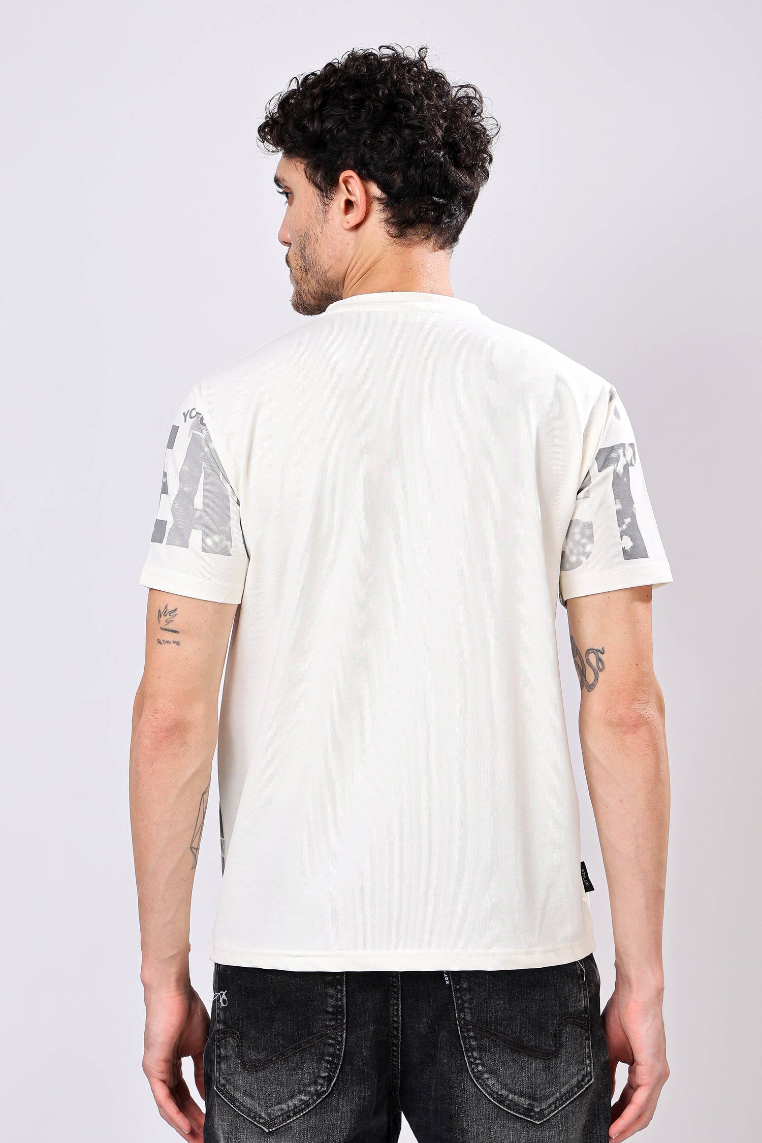 Stylox Men’s Regular Fit Round Neck Half Sleeve Printed T-Shirt | Casual Cotton Graphic Tee for Daily Wear