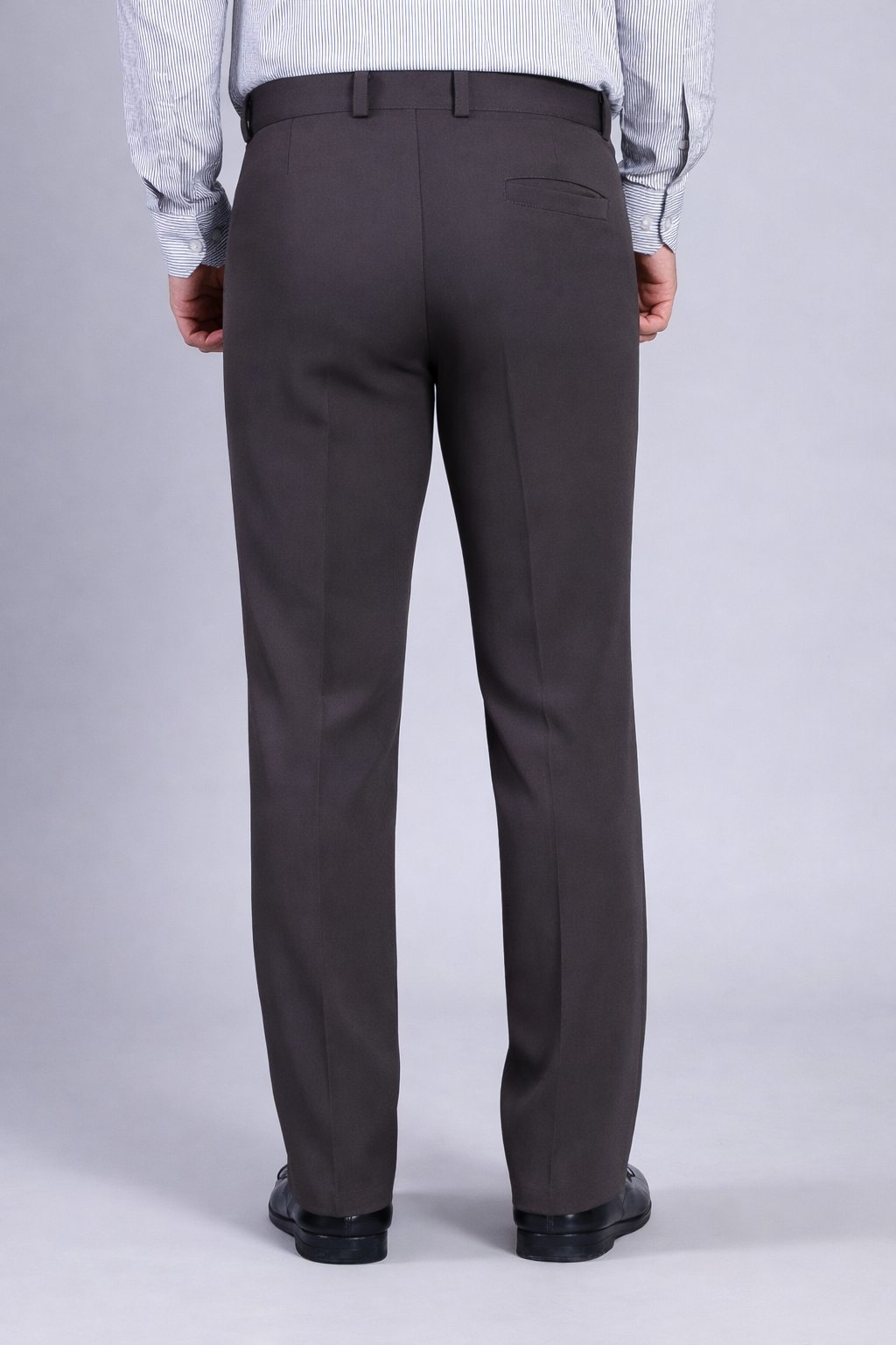 Stylox Men’s Comfort Fit Korean Trousers – Premium Office Wear Pants-Dark Grey - Stylox