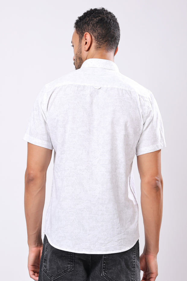 STYLOX HALF SLEEVE PRINTED CASUAL SHIRT