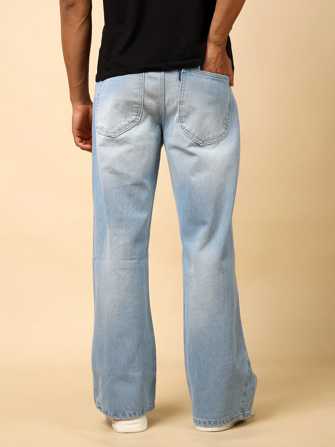 Stylox Men’s Baggy Fit Tie-Dye Washed Jeans – Street Style Denim for Trendy Look