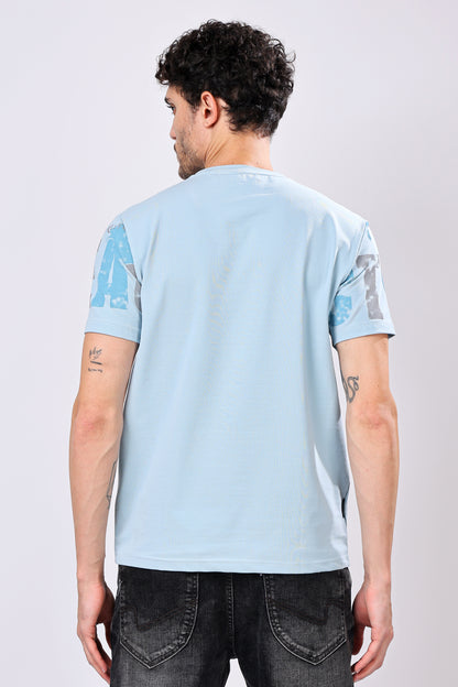 Stylox Men’s Regular Fit Round Neck Half Sleeve Printed T-Shirt | Casual Cotton Graphic Tee for Daily Wear