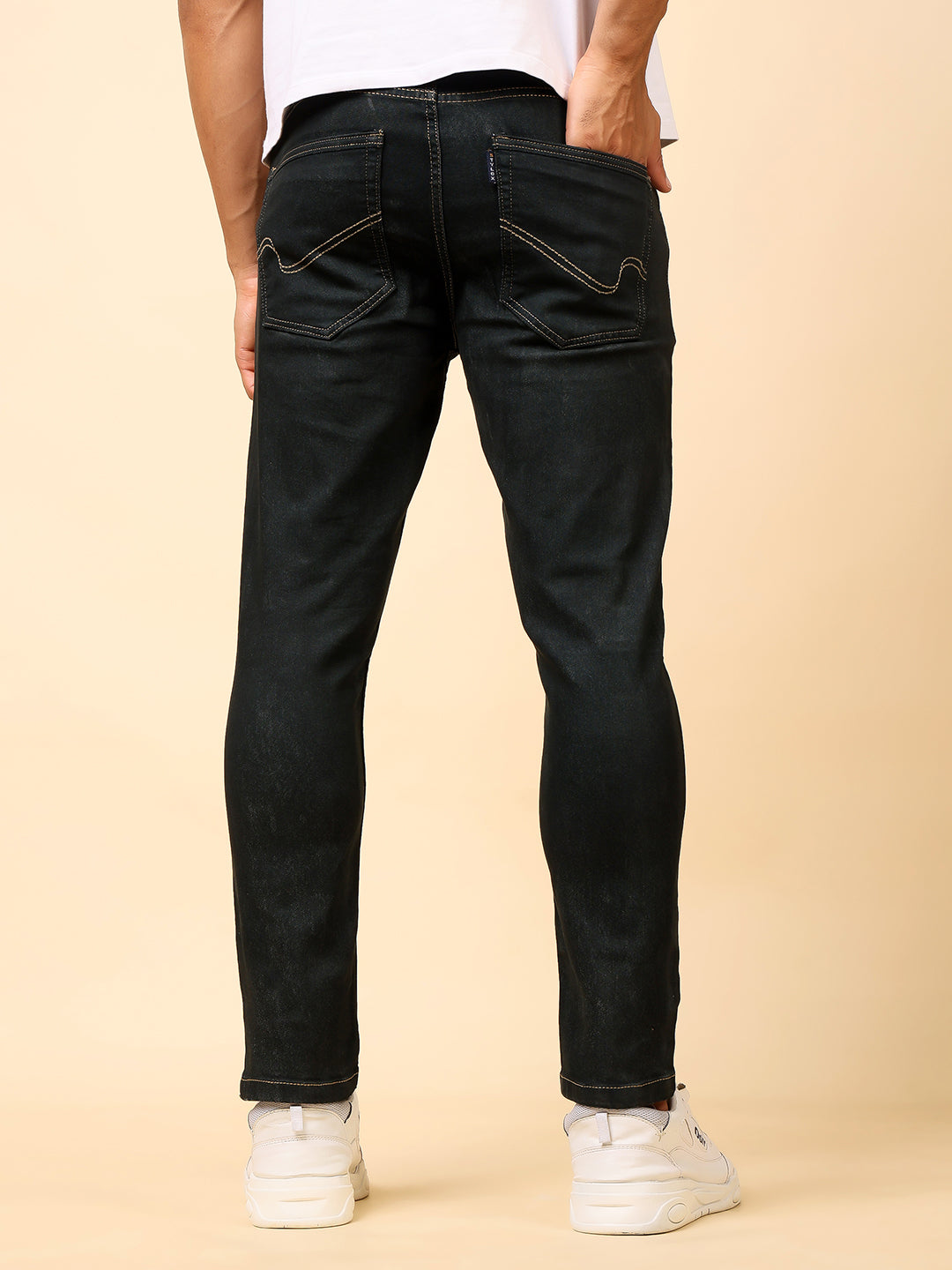 Stylox Men’s Ankle Fit Jeans | Stylish Slim Ankle-Length Jeans for Casual & Streetwear Look|J-03 - Stylox