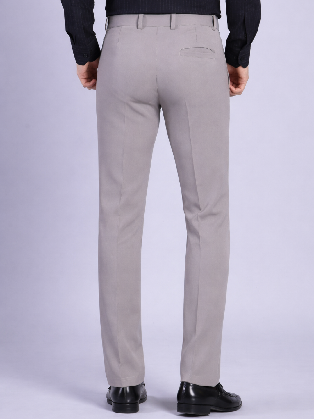 Stylox Men’s Comfort Fit Korean Trousers – Premium Office Wear Pants-Light Beige