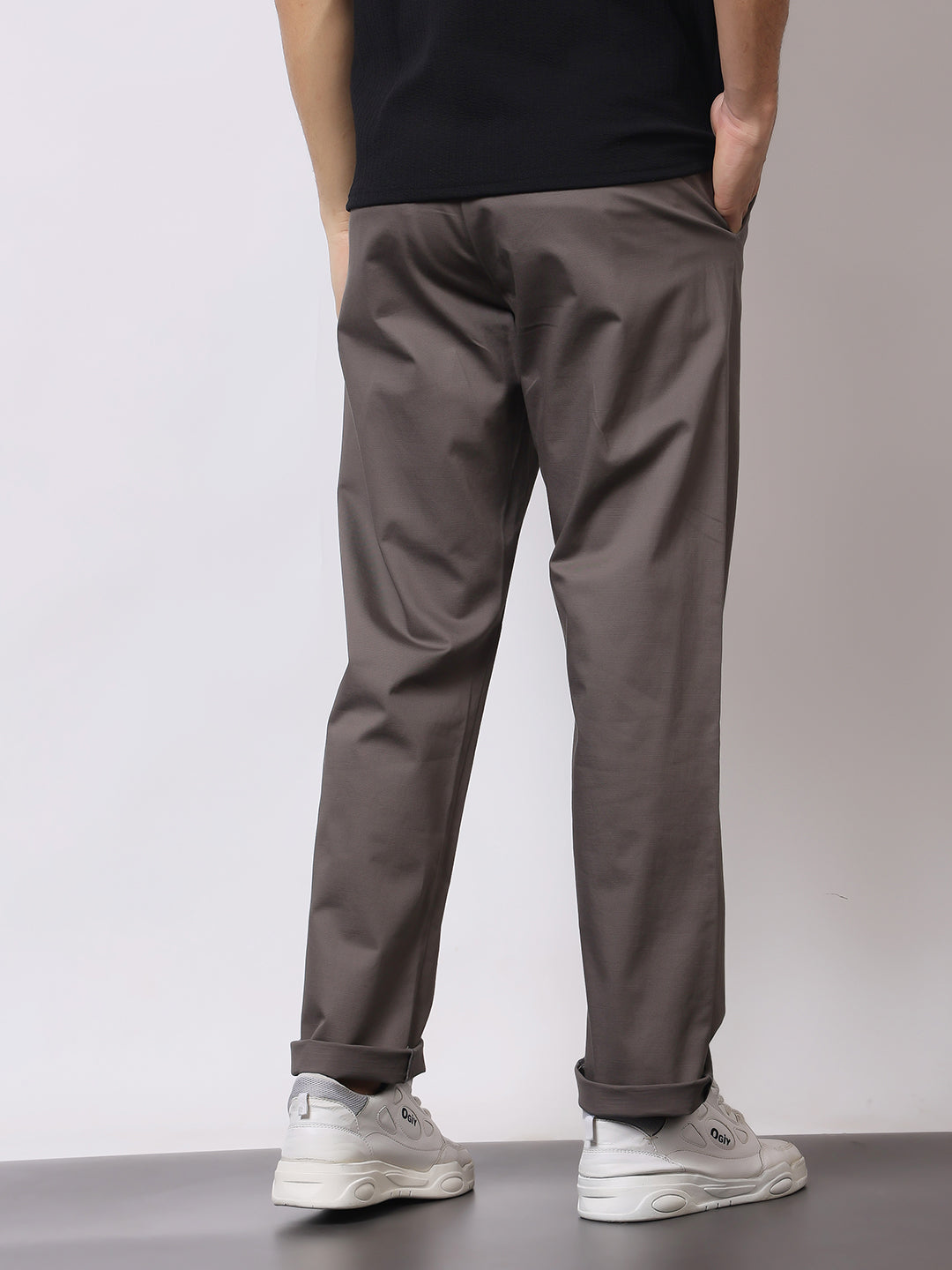 Stylox Men’s Premium Straight Fit Cotton Trousers – Casual & Office Wear Pants - Stylox