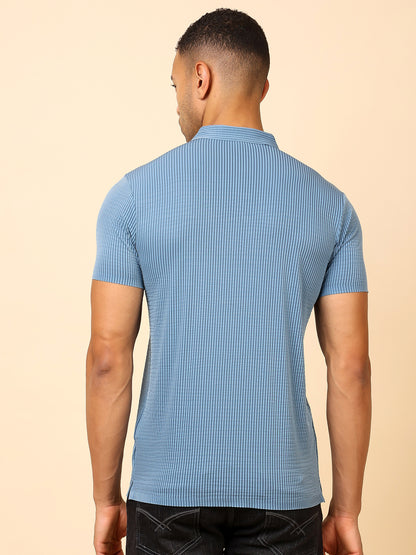 Stylox Premium Stretchable Solid Slim Fit Polo T-Shirt – Comfort Meets Style