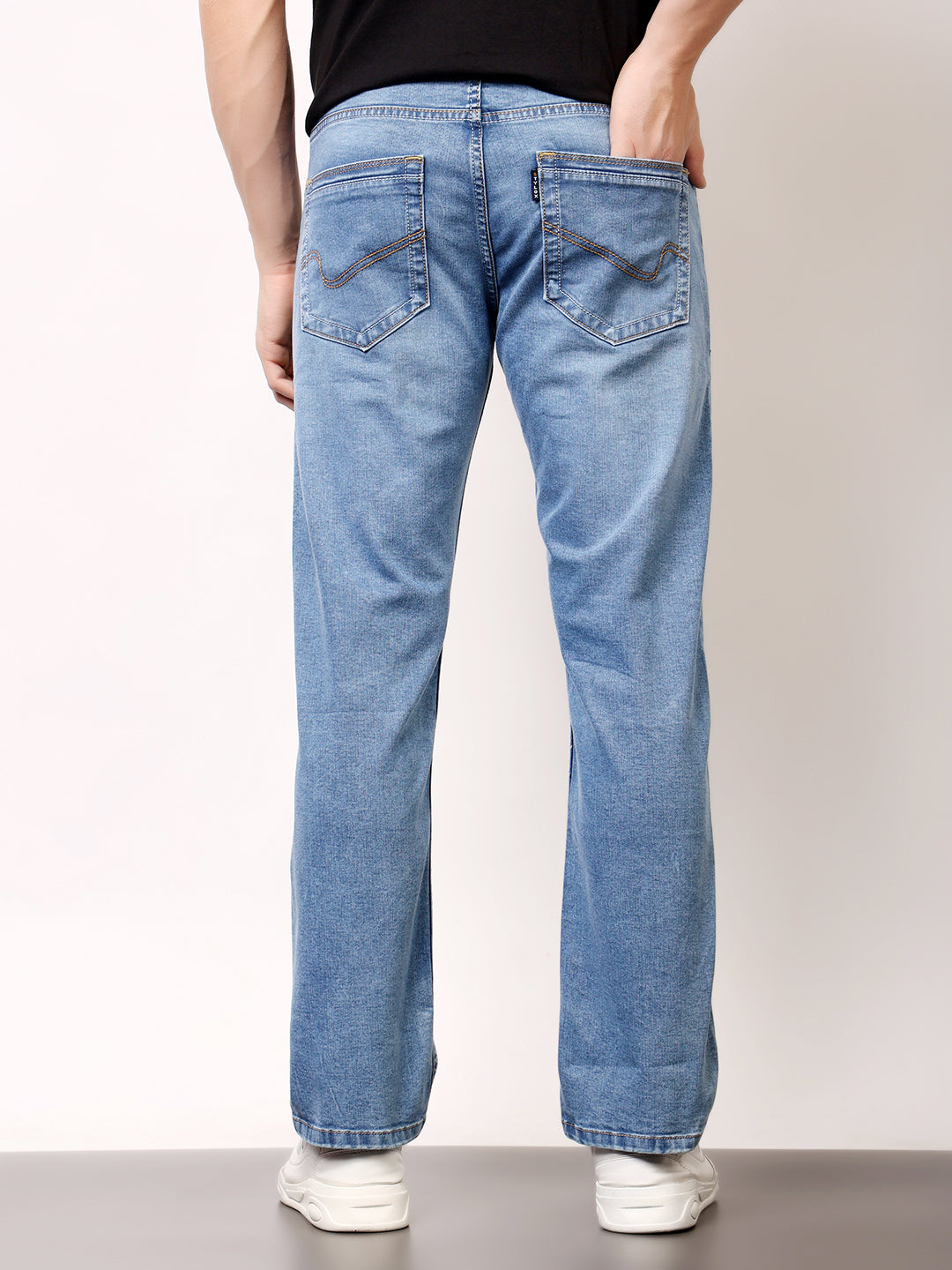 Stylox Comfort Fit Solid Menâ€™s Jeans â€“ Relaxed Style & All-Day Comfort J-11 - Stylox