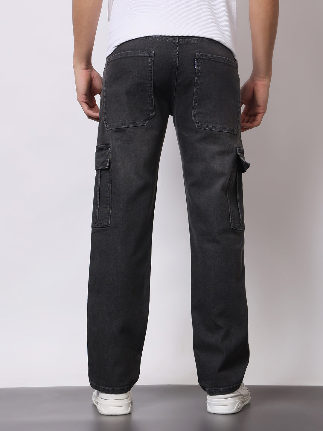 Stylox Men’s Regular Fit Cargo Jeans | Multi-Pocket Denim Cargo Pants for Casual &amp; Streetwear Style - Stylox