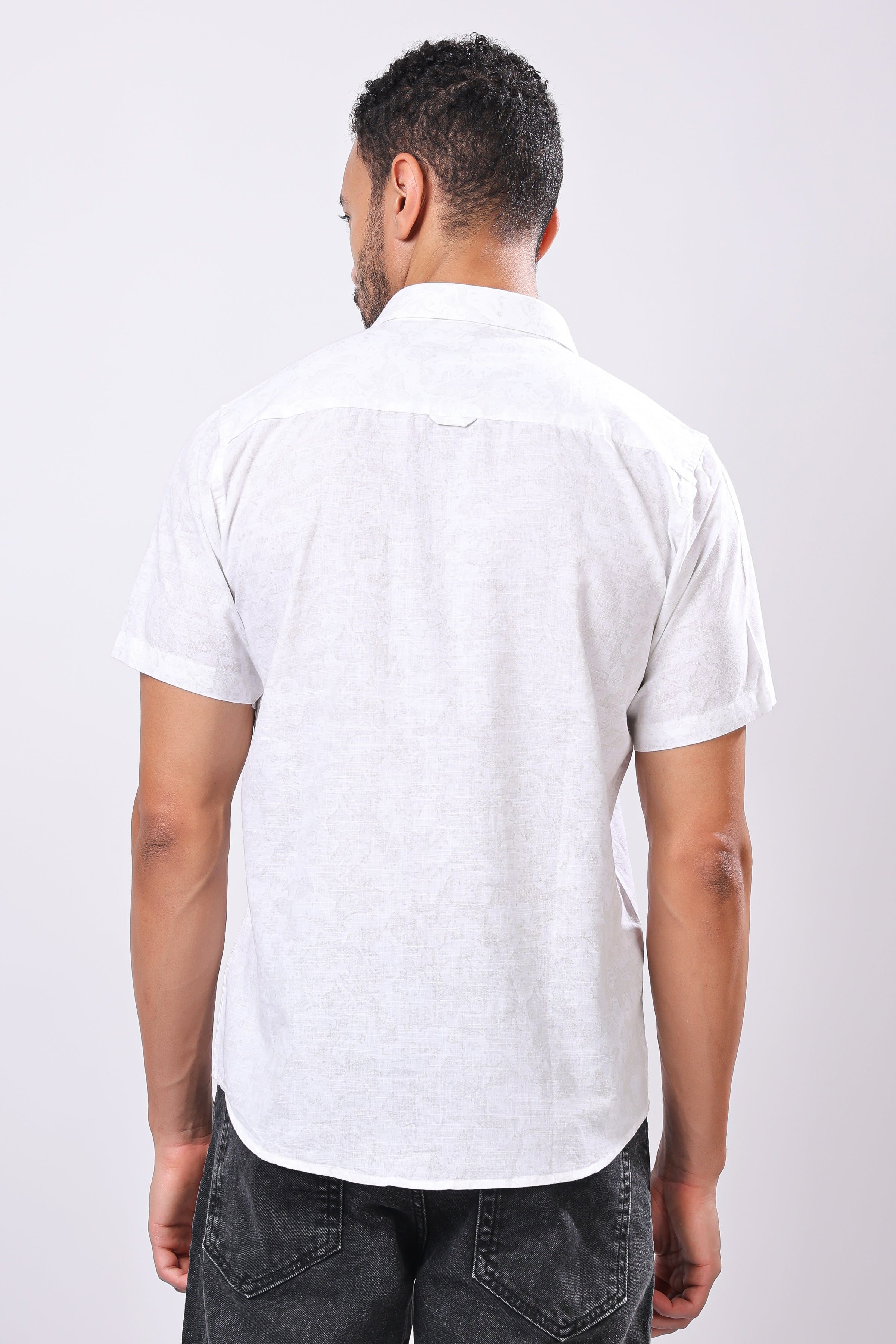 STYLOX HALF SLEEVE PRINTED CASUAL SHIRT