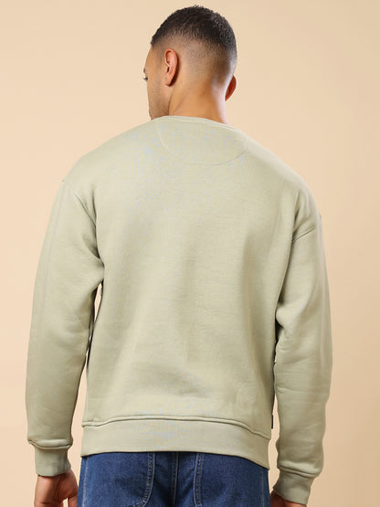 Stylox Men’s Round Neck Full Sleeve Solid Sweatshirt – Minimal Style, Maximum Comfort